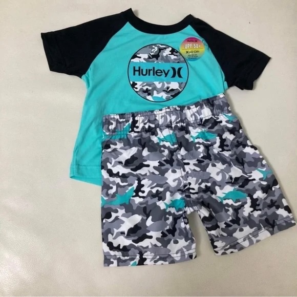 Hurley Camouflage cute shorts top set - Picture 6 of 6